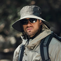 Wandern Sonnenhut Outdoor Aktivitäten UV Schutz - Olivgrün