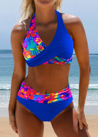 Klara | Kreuz-Bikini - Blau