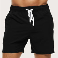 Herren Badeshorts Sommerliche Freizeit Schwimmbad - Schwarz