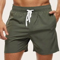 Herren Badeshorts Sommerliche Freizeit Schwimmbad - Dunkelgrün