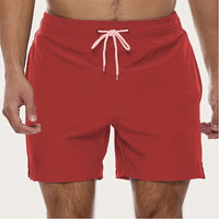 Herren Badeshorts Sommerliche Freizeit Schwimmbad - Rot