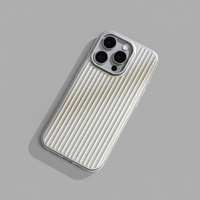 Schutzhülle Handy Schutz Case Smartphone - Silber