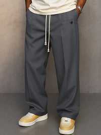 Tobias | Herren Relaxed-Fit Freizeithose - Grau