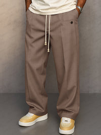 Tobias | Herren Relaxed-Fit Freizeithose - Hellbraun
