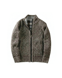 Noah | Cumberland Jacke mit weichem Fleecefutter Herren - Braun