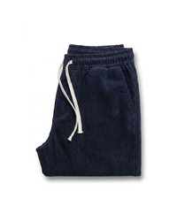 Lukas | Carmine Klassische Cordhose Herren Look - Marineblau