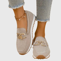 Ulrike | Klassische Komfort Loafer - Beige