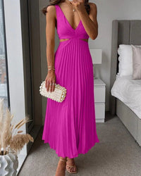 Valentina | Elegantes Abend-Midikleid - Rosa