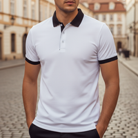 Lennart | Herren Kurzarm Poloshirt Regular Fit - Weiß