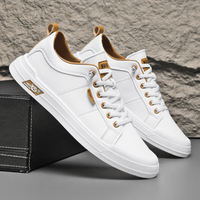 Jonas | Elegante Leder-Sneaker für Herren von Waltherhaus - Weiß