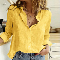 Elegante Bluse für Frauen für jeden Anlass - Gelb